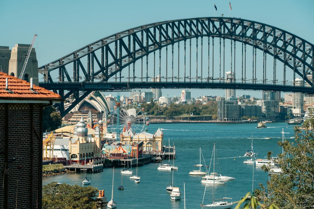 Sydney Harbour with the Harbour Bridge