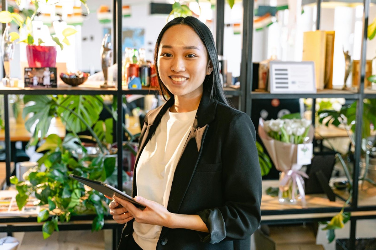 A trainee learning workplace skills in Australia
